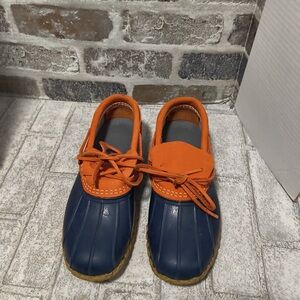 LL Bean Women’s 8  Low Top Waterproof Duck Shoes Rubber Maine